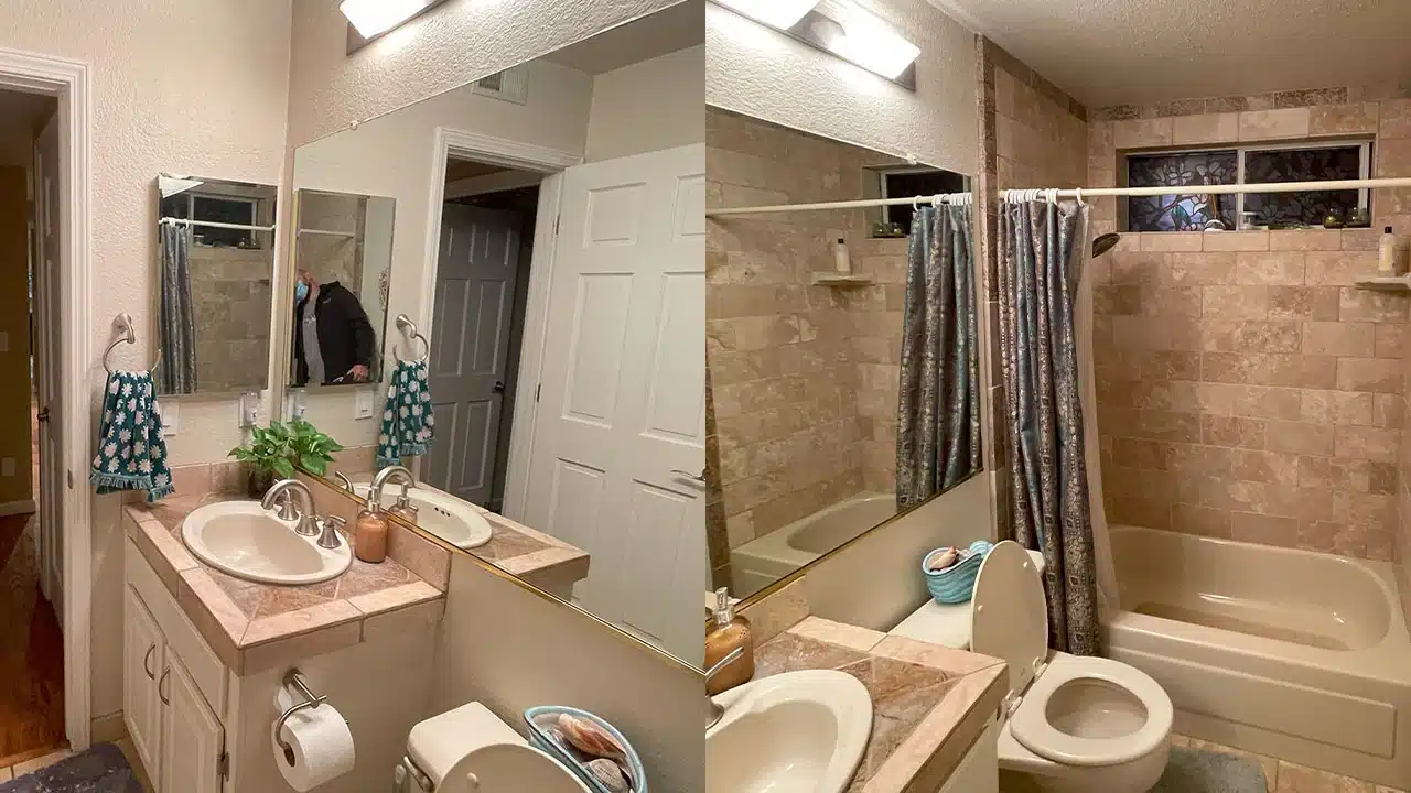 Bathroom remodeling Before